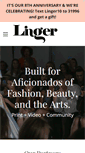 Mobile Screenshot of lingermagazine.com